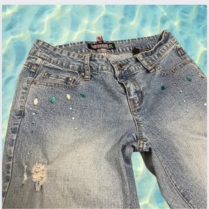 Bubble Gum Y2K Jeans Flared